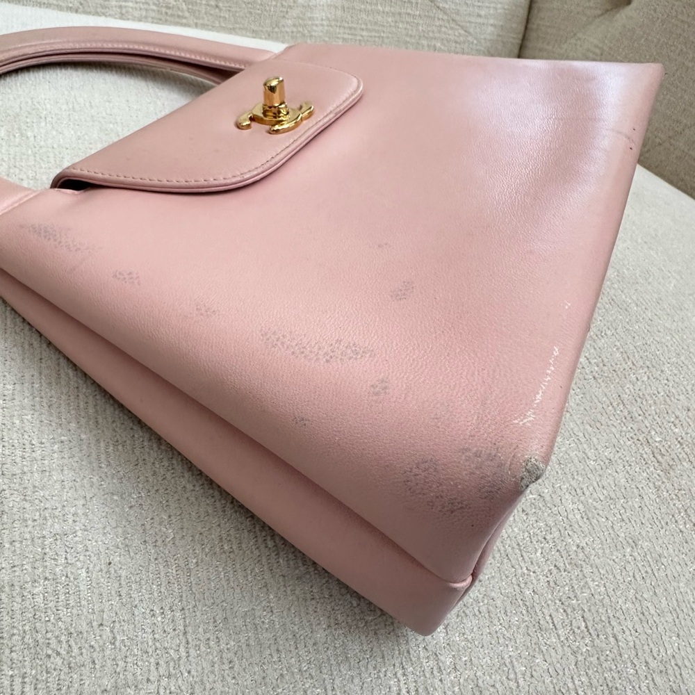 SOLD Chanel Kelly Vintage Bag Pink 1997-1999 - Picture 10 of 16